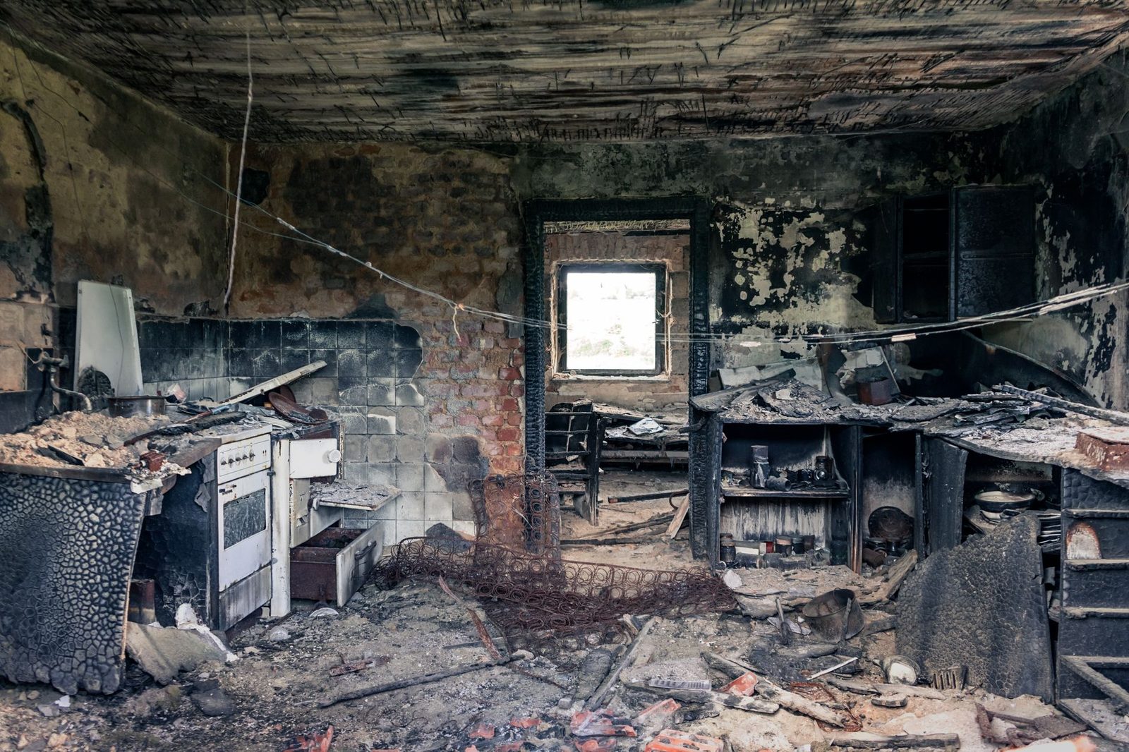 Fire and smoke damage restoration