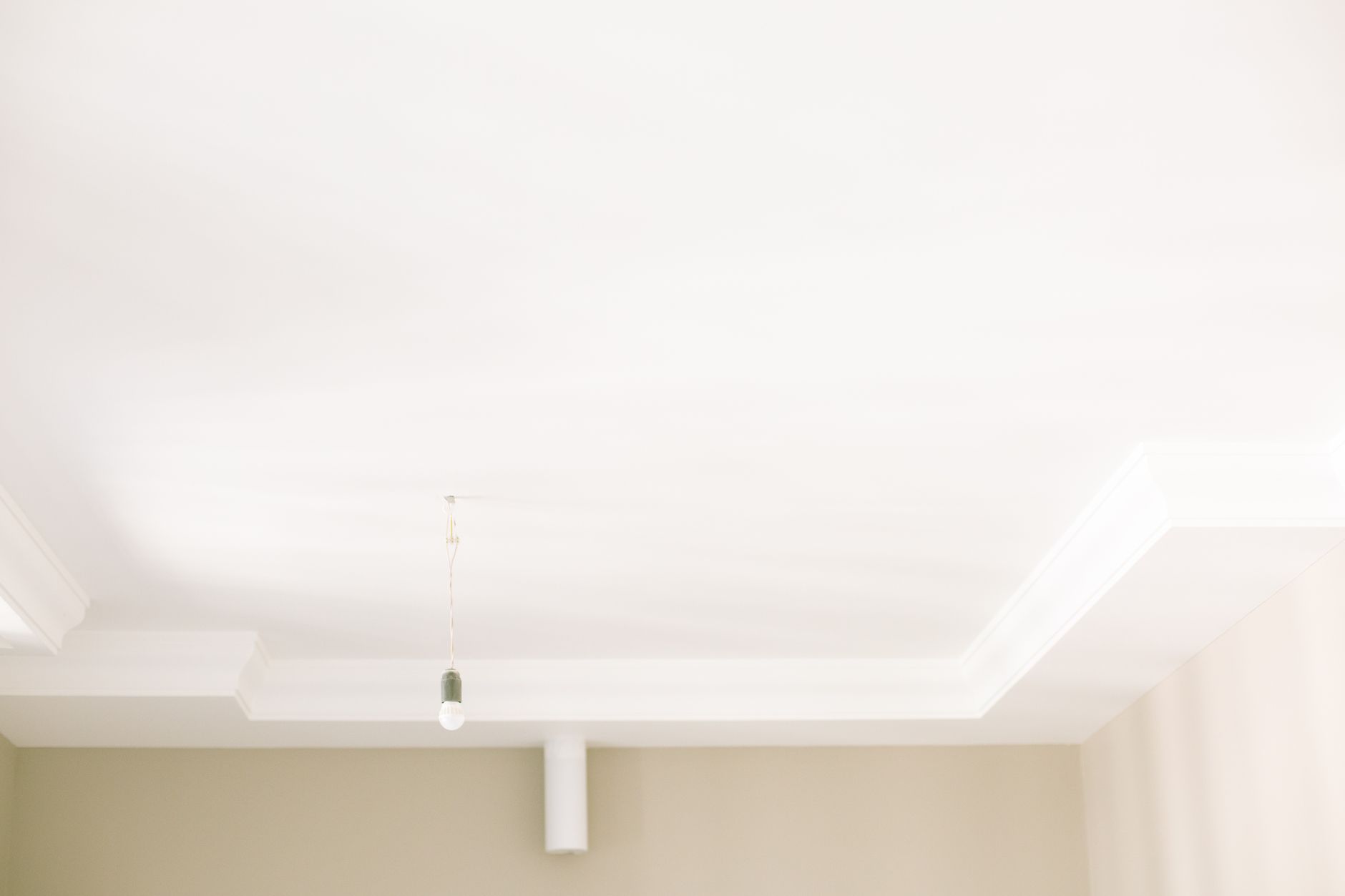 Bright clean ceiling in a New Orleans home